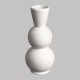 Stoneware Curvy Vase  Stoneware Curvy Vase